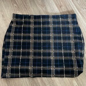 Plaid Zara skirt